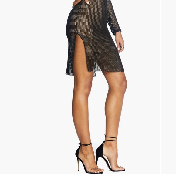 M Viola Long Sleeve Mesh Minidress Great condition like new - Picture 2 of 11